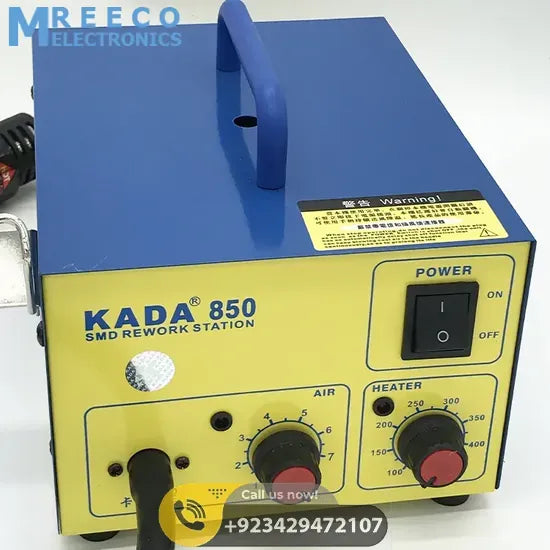 KADA850 KADA 850 hot air smd rework soldering station Kada 850 hot air desoldering station, bga rework station SMD welding machine - Back View