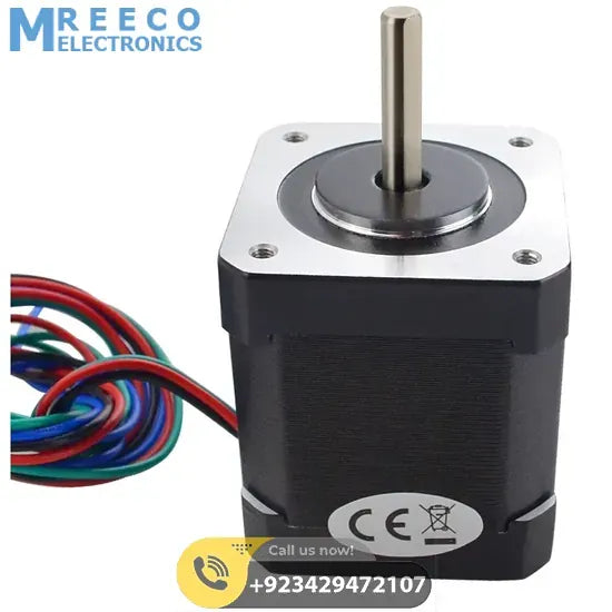 42BYGHW804 IM42HS60 NEMA17 Stepper Motor For 3D Printer And CNC - Front View