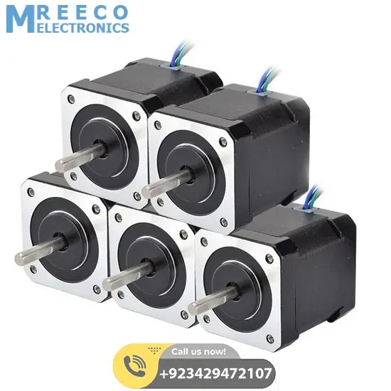 42BYGHW804 IM42HS60 NEMA17 Stepper Motor For 3D Printer And CNC - Back View