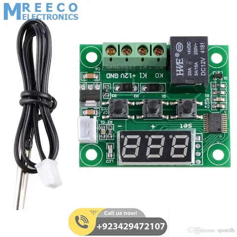 W1209 Temperature Controller Thermostate - Front View