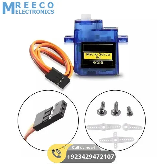 TowerPro SG90 SG 90 180 Degree Servo Motor - Front View