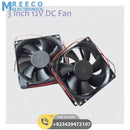 3 Inch 12V DC Exhaust Fan - Front View