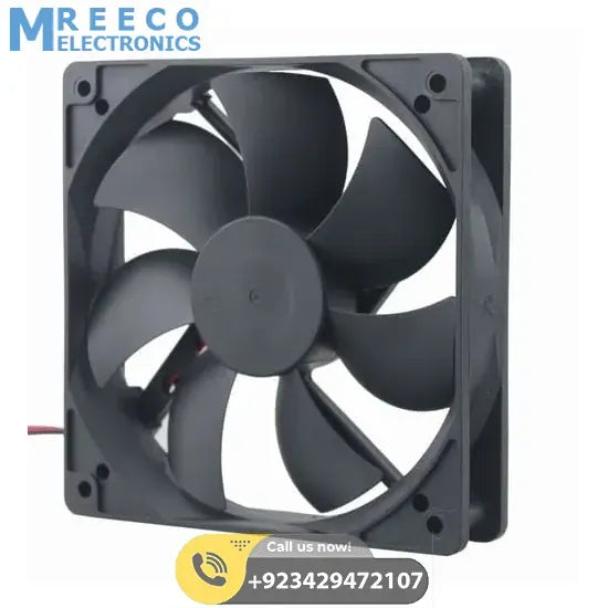 3 Inch 12V DC Exhaust Fan - Back View
