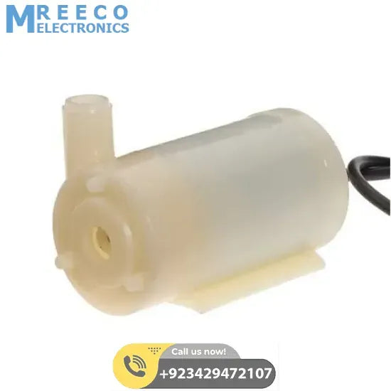 Arduino 5V Water Pump Submersible Pump - Front View