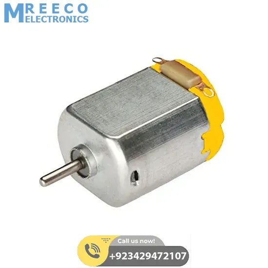 Toy Motor Mini DC Motor Mini Electric Motor PMMC Motor - Side View