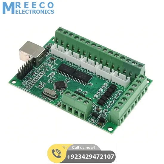MACH3 USB CNC Interface Board BL-UsbMach-V2.0 MACH3 CNC Board - Side View