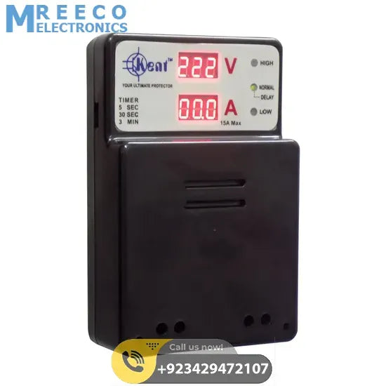 KENT 15A Muhafiz Automatic Voltage Protector Automatic Current Protector - Side View