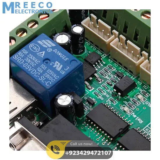 Mach3 Breakout Board 5 Axes CNC Breakout Board - Side View