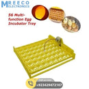 56 Eggs Tray Poultry Chicken Bird Eggs 12V Incubator Turner Tray With Turning Motor - Front View