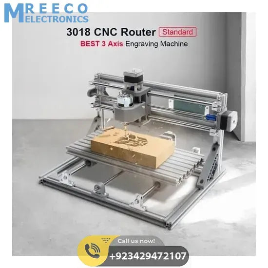 Imported CNC Engraving PCB Milling Machine Wood Carving CNC 3018 - Side View