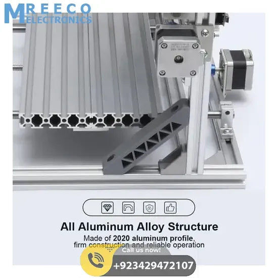 Imported CNC Engraving PCB Milling Machine Wood Carving CNC 3018 - Bottom View