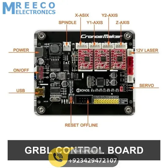Imported CNC Engraving PCB Milling Machine Wood Carving CNC 3018 - Close-up