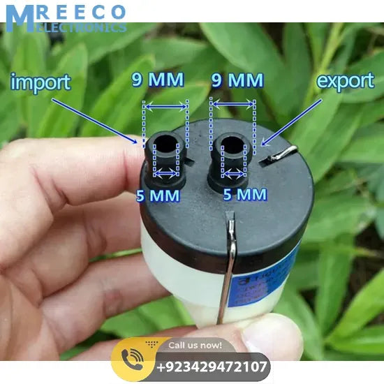 USED High Pressure Liquid Water Pump 370 DC 12V-24V - Side View