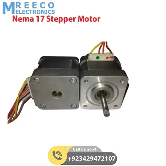 A4988 Compatible Nema17 Nema 17 Stepper Motor for 3D Printer - Side View
