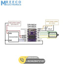 DRV8825 Stepper Motor Driver with Aluminum Heat Sink - Bottom View