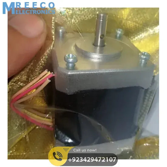 NEMA 17 Stepper Motor: Bipolar 1.8 degree, 1.6 ohm For 3D Printer Robotics 4 Wire - Side View
