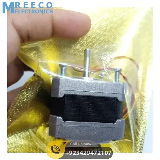 Nema 17 Single Shaft 1.8 Degree Compact Powerful Stepper Motor - Close-up