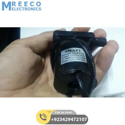 12V DC 8Watt Brushless Water Pump and solar Pump - Side View