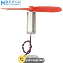 Helicopter Coreless Micro DC Motor With Propeller - Front View