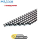 Optical Axis 8x500mm Linear Rail Shaft - Front View