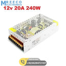Switching DC Power Supply SMPS 12V 20A 240W - Front View