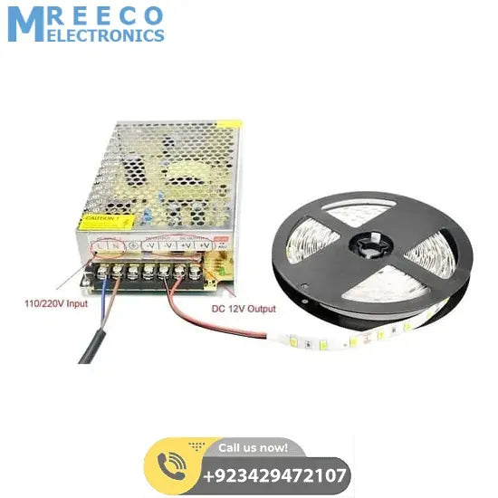 Switching DC Power Supply SMPS 12V 20A 240W - Bottom View