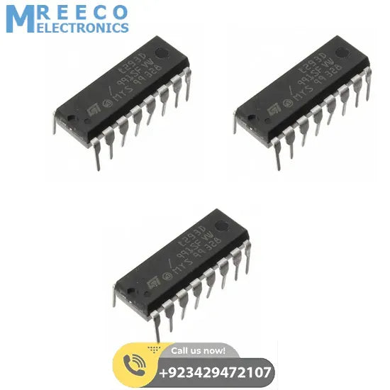 L293D IC Dual H-Bridge Motor Driver In Pakistan - Side View