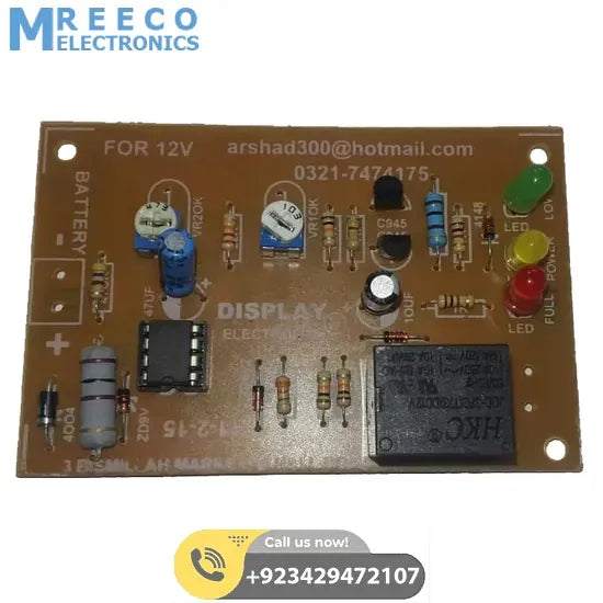12v Battery Protection Auto Cut Off Circuit BMS - Side View