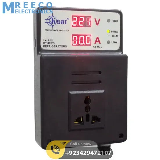 KENT 5A Muhafiz Automatic Voltage Protector Automatic Current Protector In Pakistan - Side View