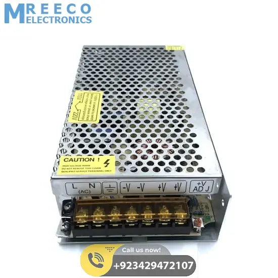 Switching Power Supply SMPS 12V 10A - Back View
