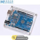 Transparent Acrylic Case Shell Enclosure Gloss Box For Arduino UNO R3 - Side View