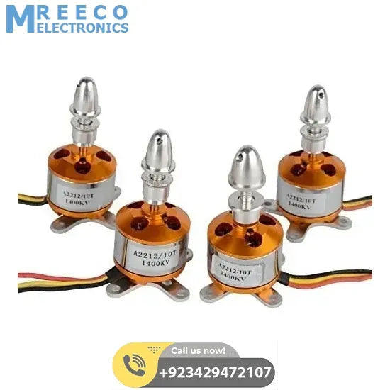 A2212 1400KV Brushless DC BLDC Motor For DIY RC Aircraft Multicopter - Back View