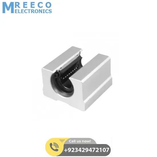 SCS8UU 8mm Linear Motion Ball Bearing Machinery Slide Bushing CNC - Back View