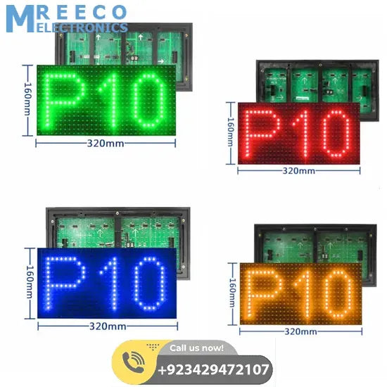 P10 SMD LED Display Board - Side View