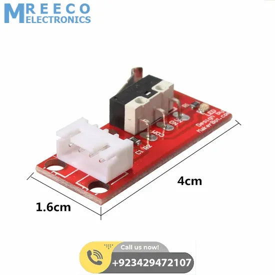 Mechanical End Stop Endstop Limit Switch For CNC 3D Printer RAMPS 1.4 - Side View