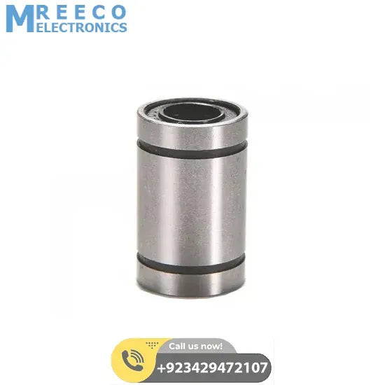 LM8UU 8mm 8x15x24mm Ball Bearing Bush Bushing For CNC And 3D Printer Pparts - Front View