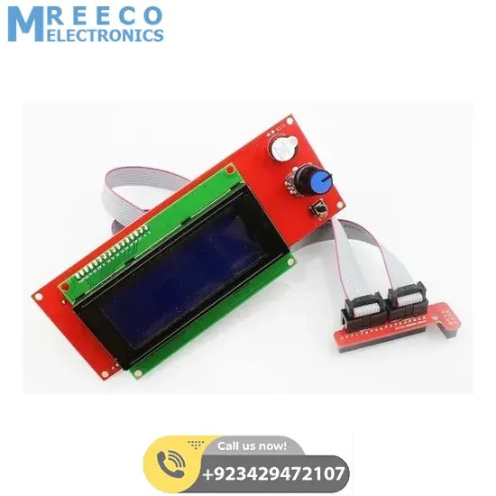 RAMPS 1.4 3D Printer 2004 LCD Controller With SD Card Slot - Back View