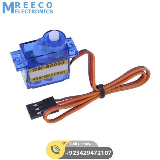 360 Degree 9g Micro Servo Motor high torque DM-S0090MD digital 9g servo motor - Front View