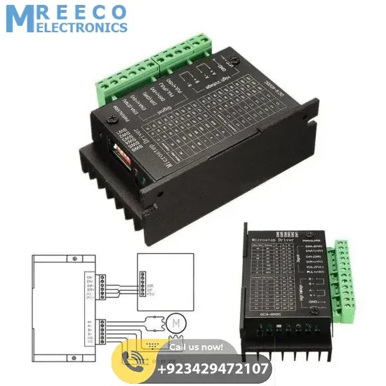 TB6600 Stepper Motor Driver in Pakistan - Side View