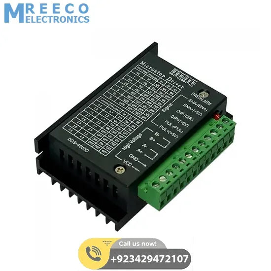 TB6600 Stepper Motor Driver in Pakistan - Back View