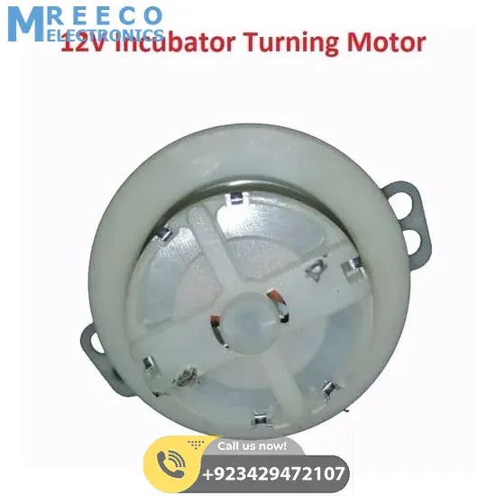 12V Low RPM Incubator Egg Turner Motor in Pakistan DC Gear Motor Dc moving motor - Back View