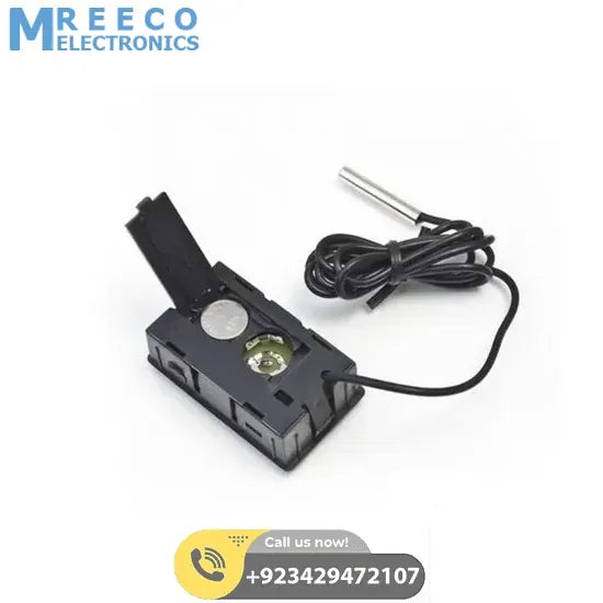 TPM10 Digital Thermometer Temperature Sensor Tester Meter FY-10 with metal sensor - Display View