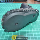 DC Gear Motor With Encoder With Wheel - Angle View