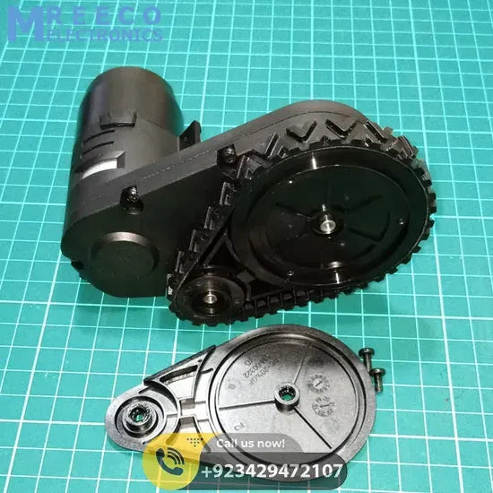 DC Gear Motor With Encoder With Wheel - Display View