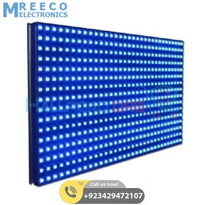P10 Blue SMD LED Display Panel Semi Outdoor LED Module - Side View