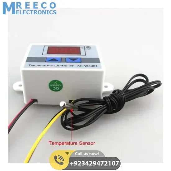 12V Digital Thermostat Temperature Controller XH-W3001 - Top View
