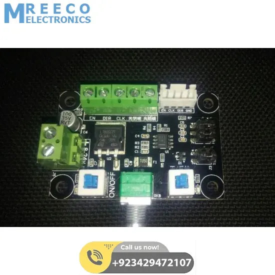 Stepper Motor Driver Signal Generator 8V To 24V - Back View