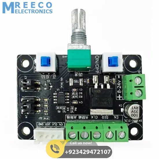 Stepper Motor Driver Signal Generator 8V To 24V - Bottom View