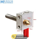Assembled Aluminum Heating Block Extruder Hot End For 3D Printer 1.75mm MK8 - Side View