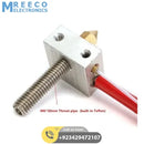 Assembled Aluminum Heating Block Extruder Hot End For 3D Printer 1.75mm MK8 - Back View